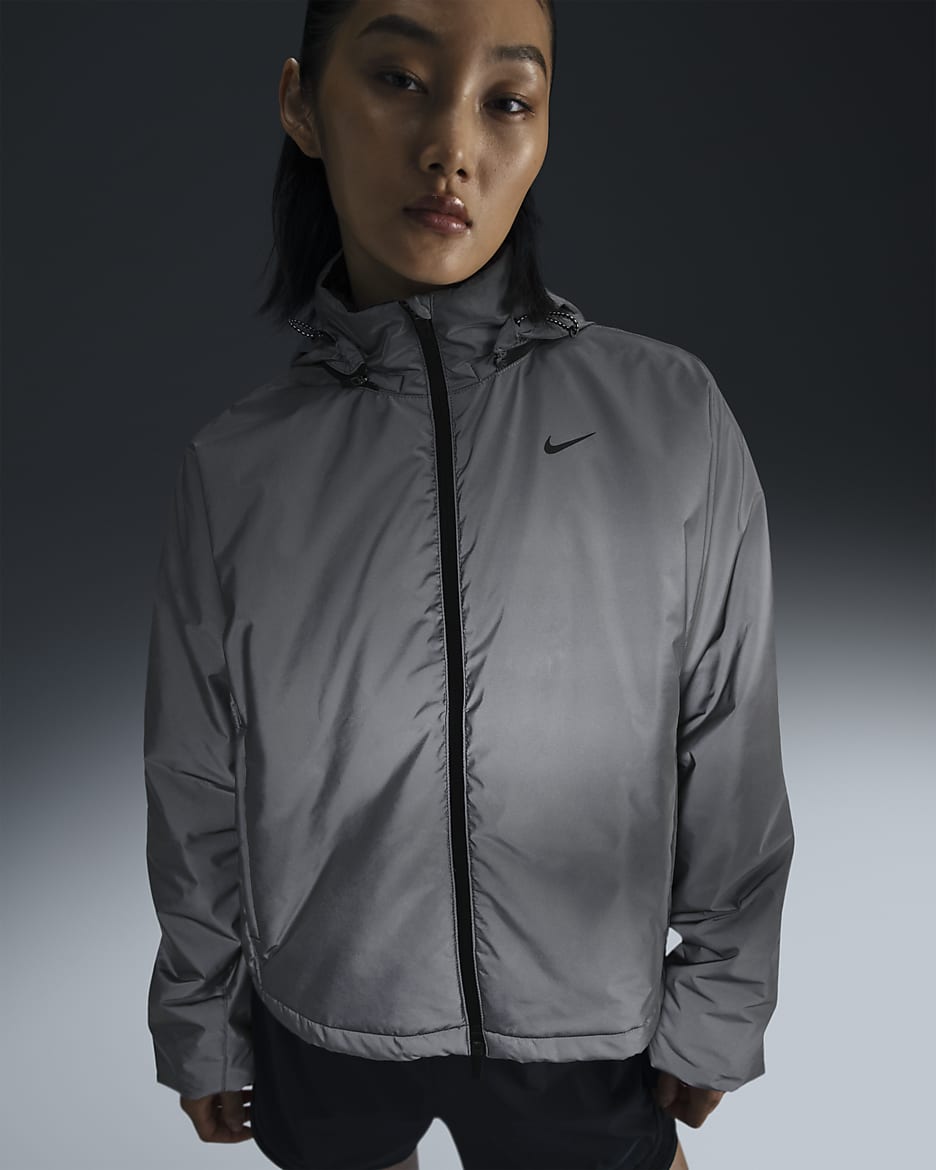 Nike reflective running jacket women's online